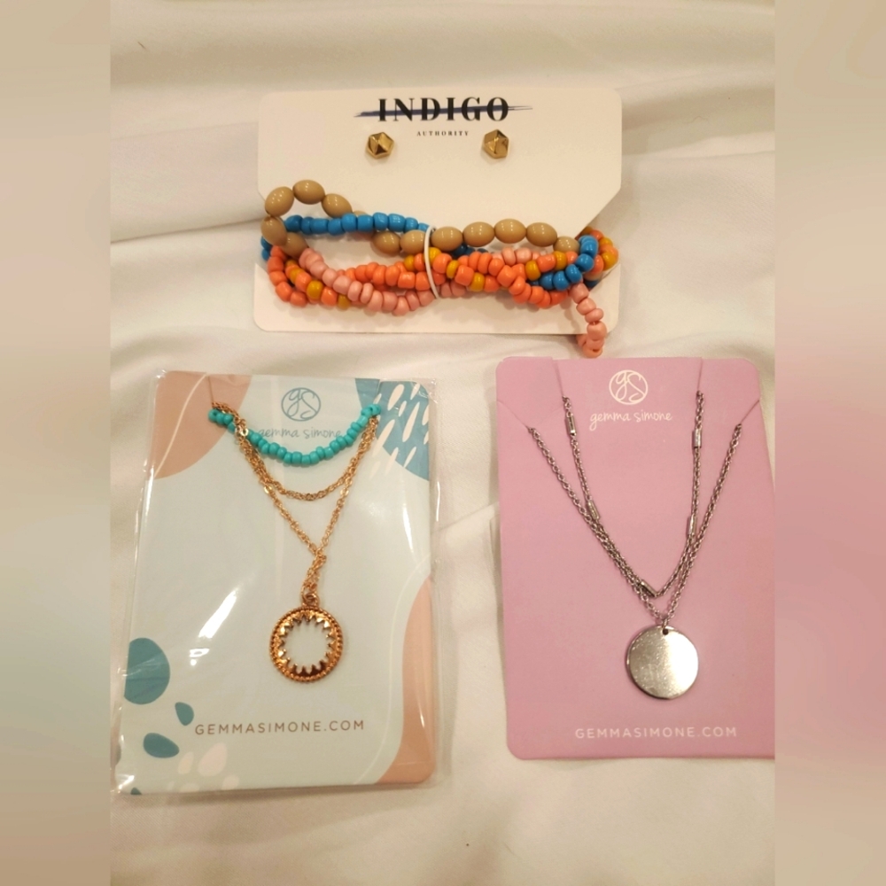Indigo Authority & Gemma Simone Jewelry Lot